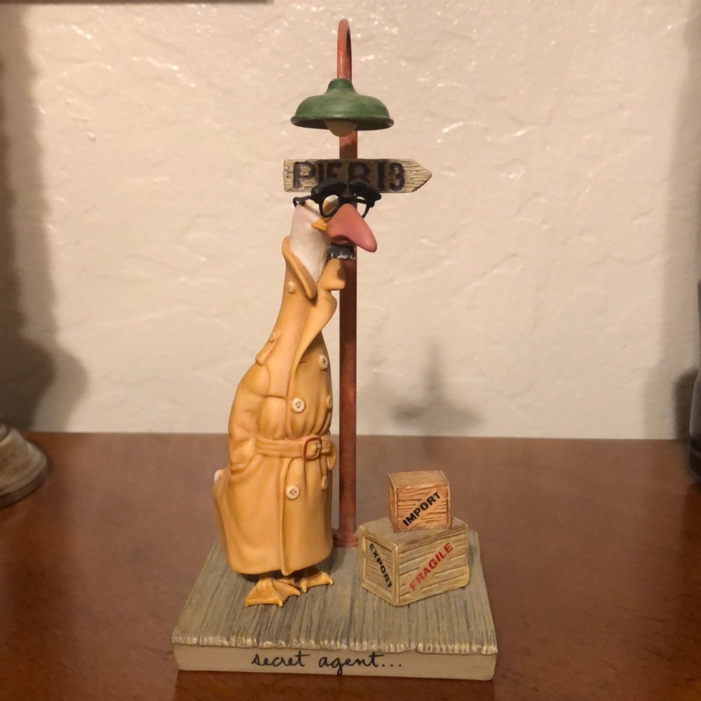 Will Bullas “Secret Agent” figurine